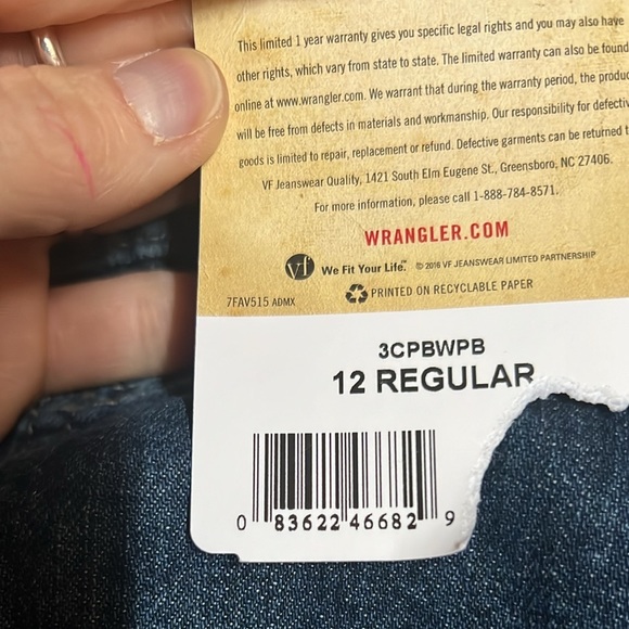 NWT Boys Wrangler Blue Jean Straight Utility Shorts w/ adjustable waist Sz 12 - Picture 2 of 11